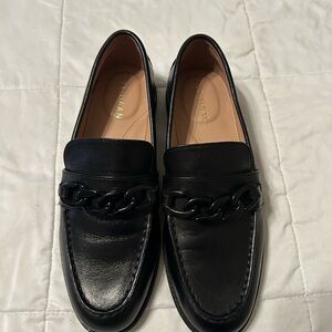 Cole Haan Black Chain Loafers for Men